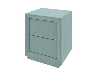 Тумба Verda Modern (Ткань: Микровелюр Marino 23 Мятный) 45x43