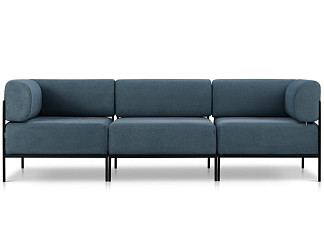 Диван модульный Нолан 3 Шенилл Синий