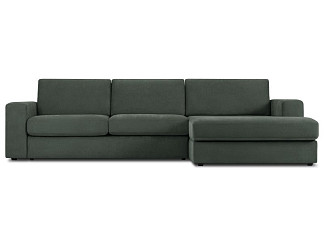 Диван угловой Вальтер Шенилл Оливковый