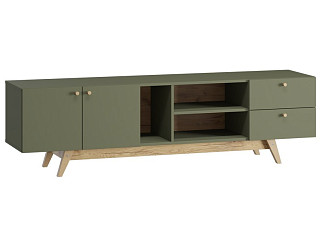 ТВ-тумба Имин 2-180x51 Оливковый