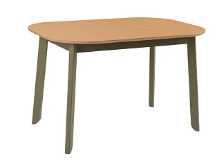 Кухонный стол Овалис 120x80 Коричневый/Оливковый