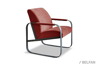 Кресло "Лойт"; нераскл.; черный; Velvet Lux 56 (гр. 1/СМ)