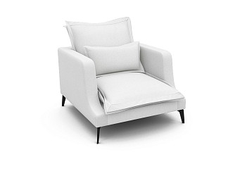 Кресло Орматек Mores (Ткань: Шенилл Canvas white) 104x96