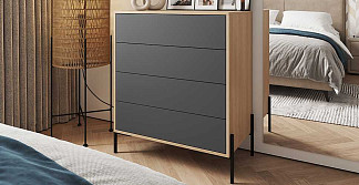 Комод Лэмб 4Я 800