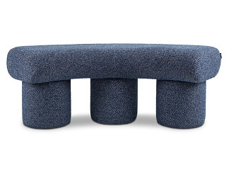 Банкетка Плум-2 Букле Синий