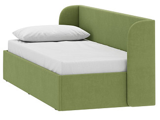 Кровать Милтон 90 Велюр Фисташковый