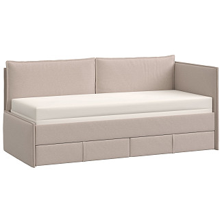 Кровать-диван раскладной 90/180х200 Sona Flash светлый