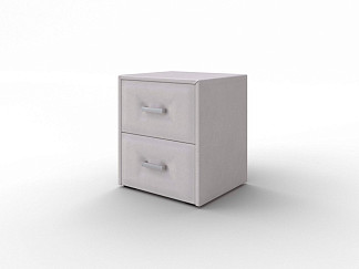 Тумба Орматек Uno (Ткань: Микровелюр Laska 01 Белая смородина) 41x39