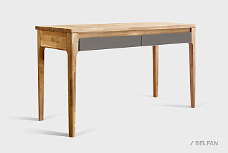 Стол туалетный "Уоллстрит"; к-бейц-масло, ф-антрацит, вст-бейц-масло