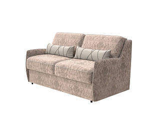 Орматек Диван-кровать Synergy Slim (Ткань: Велюр Shah 729 Кофе с молоком/Forest 4 Бежевый) 160x196