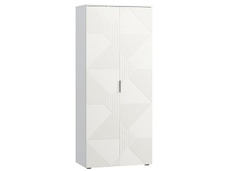 Распашной шкаф Шелтон 2-91x212 Белый