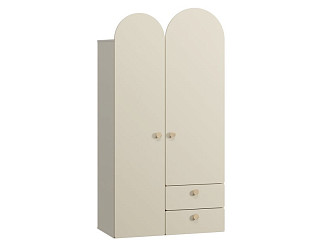 Шкаф детский Арчи 2-100x196 Светло-бежевый
