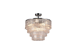 Подвесной светильник 5011/10CR CHROME+CLEAR LIGHT