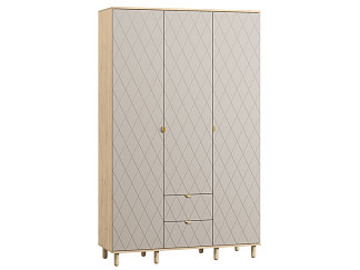 Распашной шкаф Теджонс 3-139x224 Ромб Латте/Дуб Ирландский