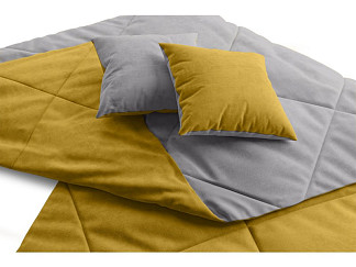 Топпер для дивана Сони-4 Велюр Серый