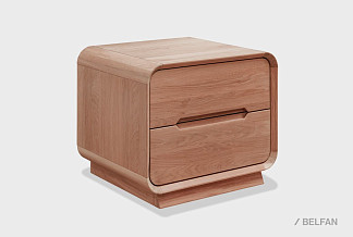 Тумба прикроватная "Монблан"; американский орех