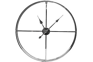 79MAL-5761-76NI Часы настенные цвет хром d76см