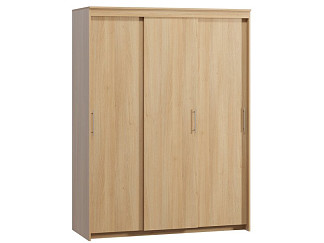 Шкаф-купе Тебар-3-150-200 Oak без зеркал