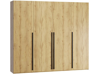 Распашной шкаф Кимбол 4-240x210 Дуб Золотистый