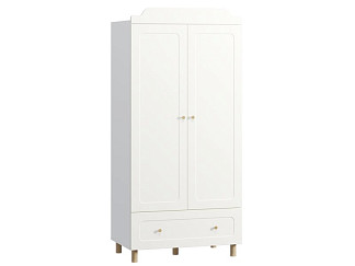 Распашной шкаф Велди 2-90x190 Белый