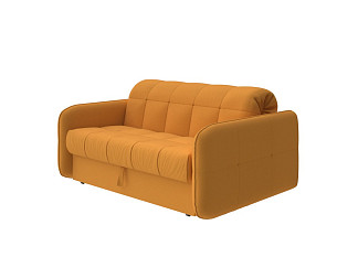 Диван-кровать Mellow Hard (Ткань: Велюр Scandi Cotton 18 Шафран) 160x210