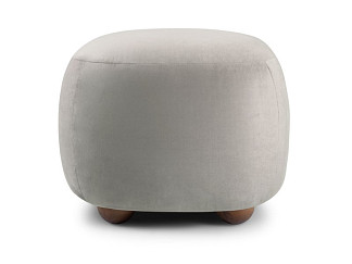 Пуф Тут Рядом Дом Велюр Серый