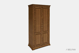 Шкаф для одежды 2-х дв. "Верди Люкс"; дуб рустикаль с патиной
