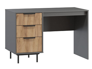 Письменный стол Леванте-2 120x60 Графитовый/Черный