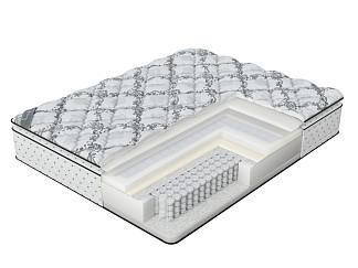 Матрас Verda Soft memory Pillow Top (Silver Lace/Anti Slip) 200x220