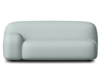 Диван прямой Риббл-2 Bucle Mint