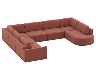 Диван модульный Спейс-М 6 Velvet Terra