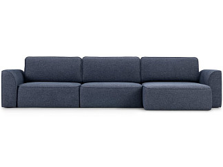Диван угловой Спейс-2 Soft Navy Blue