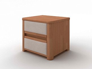 Тумба Орматек Wood Soft (Ткань: Микровелюр Антик (сосна) с брашированием/Laska 15 Лён) 45x40