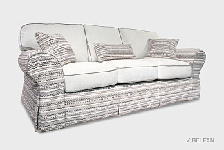 "Рафаэль" диван 3-х местный; раскл.; "Седафлекс-12М-150" (1500х1900); Glow 01 Cream+Scandinavia/Maris/9+Pushe 10 (гр. 5/МТХ+ТД)