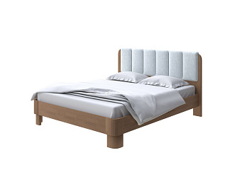 Кровать Орматек Wood Home 2 (Ткань: Флок Антик (сосна) с брашированием/Бентлей Светло-серый) 200x220