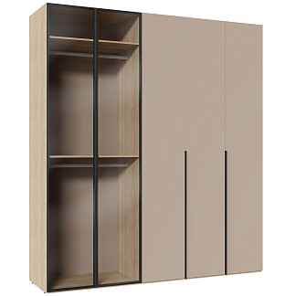 Шкаф пятистворчатый Некст со стеклом Некст