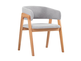 Стул Мэвис Букле Серый/Натуральный