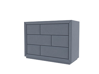 Комод Verda Modern (Ткань: Микровелюр Manhattan Тихий океан) 48x106