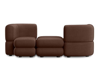 Диван модульный Brera-3 Velour Cinnamon