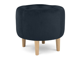 Пуф Орон Велюр Темно-синий