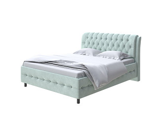Кровать Como (Veda) 4 с ПМ + Матрас Orto Comfort Middle (Ткань: Велюр Casa Мятный) 200x200
