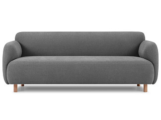 Диван прямой Пайпел-3 Bucle Grafit