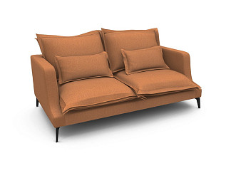 Орматек Mores 2-х местный Soft (Ткань: Шенилл Canvas orange) 104x186
