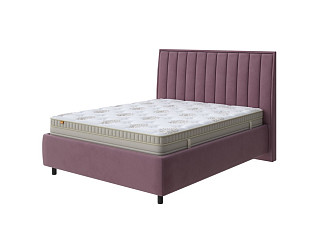 Кровать Majesty с ПМ + Матрас Millenium (Ткань: Микрофибра Diva Вяленая cлива) 180x200
