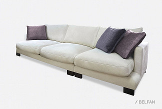 "Леформ" диван 3-х модульный; нераскл.; 2L1R; венге; Joan col.10+Romeo 20+Romeo 21 (гр.2/Турция)