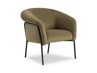 Кресло Кенсол Велюр Оливковый