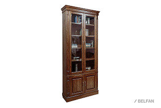 Набор мебели для библиотеки "Верди Люкс 3"; черешня