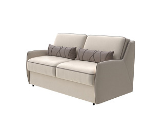 Орматек Диван-кровать Synergy Slim (Ткань: Велюр Forest 4 Бежевый/Forest 16 Коричневый) 160x196