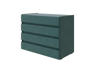Комод Орматек Prime (Ткань: Велюр Sohu Лазурь) 105x55