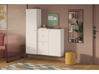 Модульная прихожая Сайрис-1 White